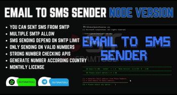 Email To SMS Node Version